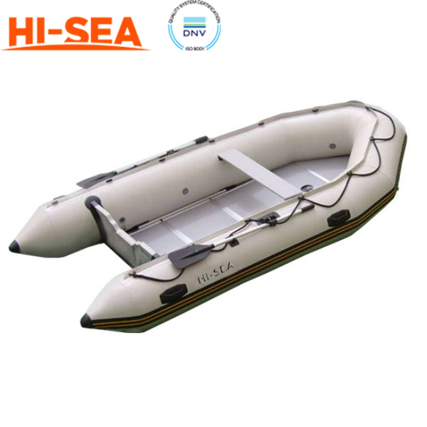 5.0m PVC Aluminum Floor Inflatable Boat With Engine